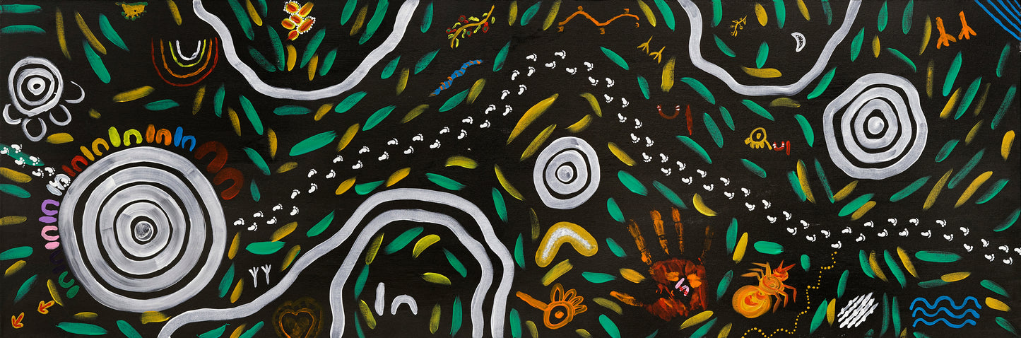 Walk for Truth Artwork Pair Completed on Wadawurrung Country Reproduction