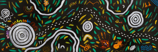 Walk for Truth Artwork Pair Completed on Wadawurrung Country Reproduction